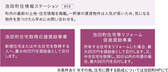 池田町住情報ステーション 池田町住宅取得応援奨励事業 池田町住宅等リフォーム促進症例事業